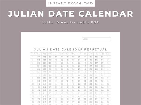 Free Printable Julian Calendar 2023 PDF Templates In 2023 57 OFF