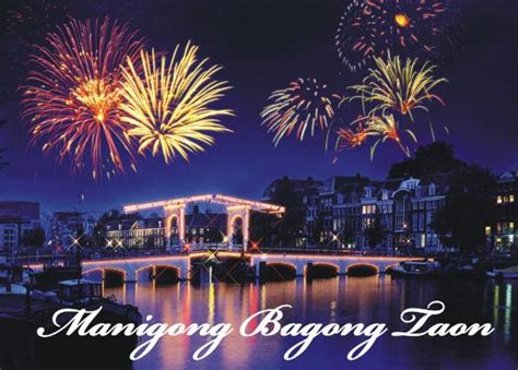 Manigong Bagong Taon Pagbati Greetings Mga Larawan Filipino