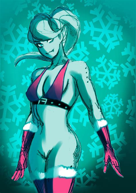 Rule 34 Christmas Dragon Ball Dragon Ball Xenoverse Drawn Female Female Only Majin Puddin