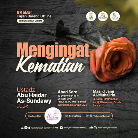 Mengingat Kematian Ustadz Abu Haidar As Sundawy Yayasan Tarbiyah Sunnah