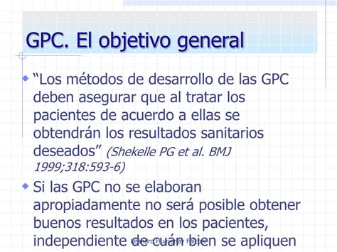 Ppt Gu As Para La Pr Ctica Cl Nica Gpc Powerpoint Presentation