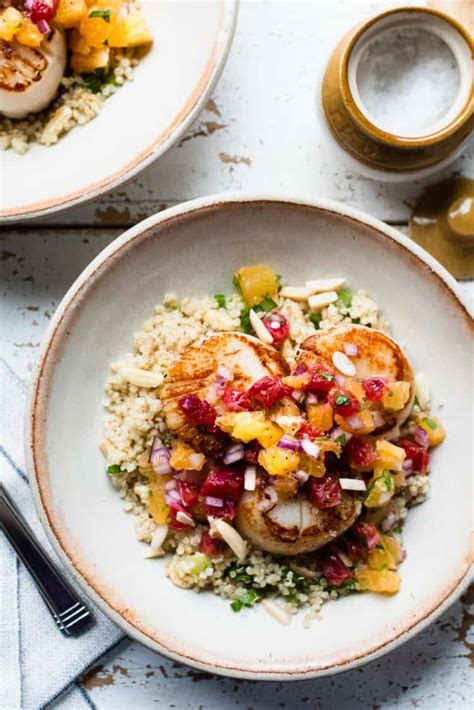 Seared Scallops With Citrus Salsa Kitchen Confidante