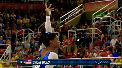 Simone Biles🇺🇸 Fx Aa 2016 Olympic Games Youtube