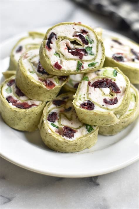 Vegan Cranberry Feta Pinwheels Thyme Love