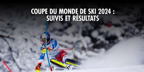 Coupe du monde de ski alpin 2024 résumé et résulats