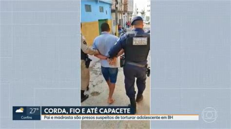 Vídeo Pai e madrasta são presos suspeitos de torturar adolescente em