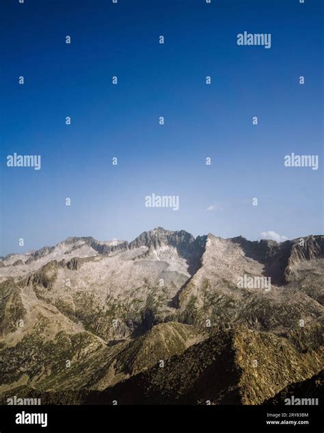 View Of Aneto Peak In Summer In Spanish Pyrenees Stock Photo Alamy