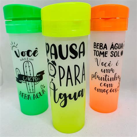 Garrafas Squeeze Acquabio Personalizadas Sua Arte Iguais Elo