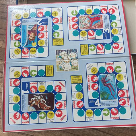 Vintage S The Six Million Dollar Man Board Game Denys