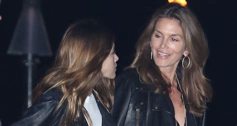 Kaia Gerber And Mom Cindy Crawford Have A Night Out In Malibu Cindy