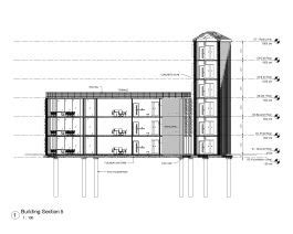 Uk Multistoried House Design Section Dwg Thousands Of Free Autocad