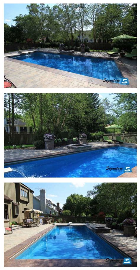 The Atlas model swimming pool is among the largest fiberglass pools