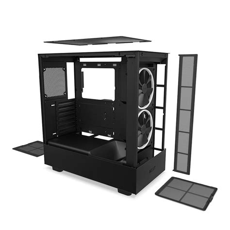 Gabinete NZXT H5 Elite Compact Mid Tower RGB ATX Lateral E PATOLOCO