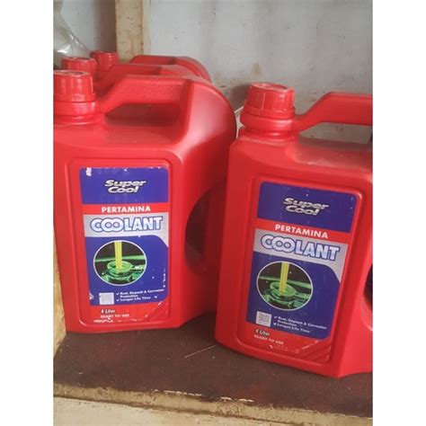 Jual ORIGINAL Pertamina Radiator Coolant Super COOL Galon 4ltr Cairan