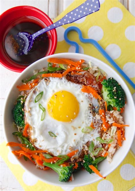 Asian Rice Bowl with Egg - Weelicious