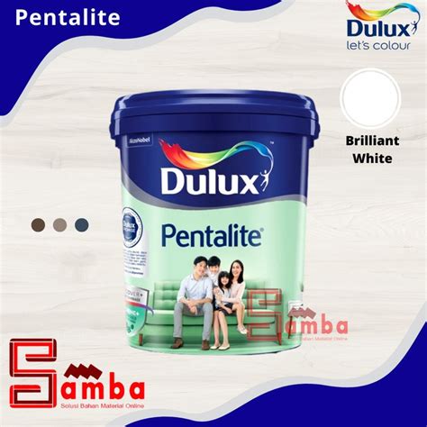 Jual DULUX PENTALITE BRILLIANT WHITE 20 LTR CAT TEMBOK INTERIOR