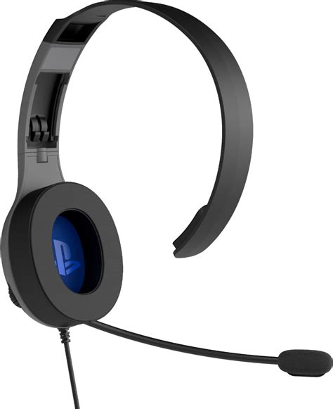 Best Buy Pdp Lvl30 Wired Mono Gaming Headset For Playstation 4 Gray 051 107 Na