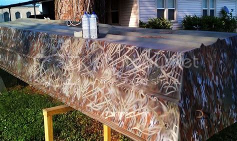 cheapest jon boat camo paint job? | Migratory Bird Hunting | Texas ...