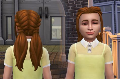 Ep09 Twisted Ponytails For Girls Screenshots The Sims 4 Create A