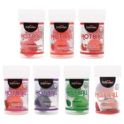 Bolinha Beija Muito Unidades Hot Flowers Gall