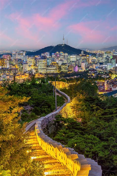 Premium Photo Downtown Seoul City Skyline Cityscape Of South Korea