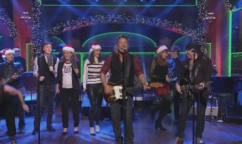 Bruce Springsteen On Snl Santa Claus The River Video