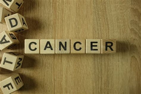 Cancer Word From Wooden Blocks Stock Photo Image Of Protection