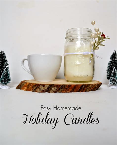 diy homemade candles