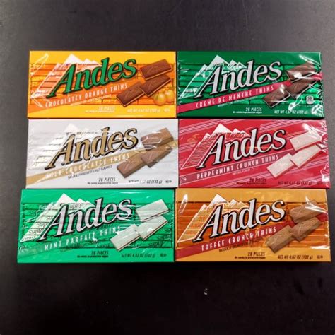 ANDES MILK CHOCOLATE THINS/MINT PARFAIT THINS 132G | Shopee Malaysia