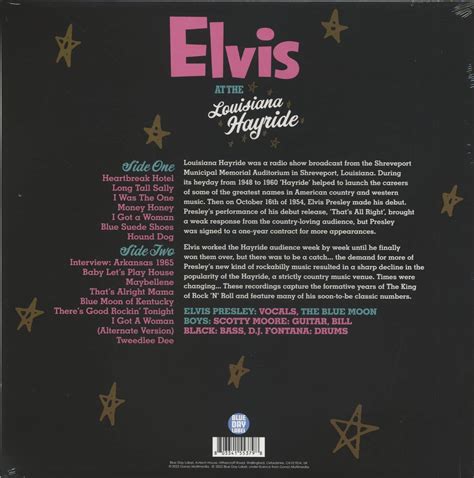 Elvis Presley LP: Elvis At The Louisiana Hayride (LP) - Bear Family Records