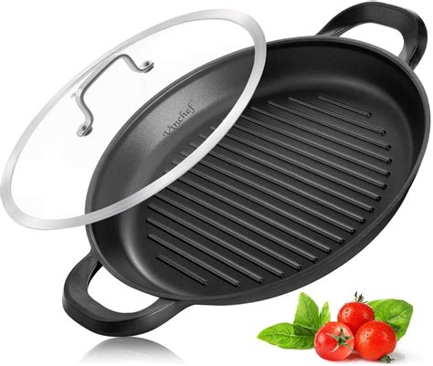 Tramontina Grill Pan With Press Enameled Cast Iron 11 Inch