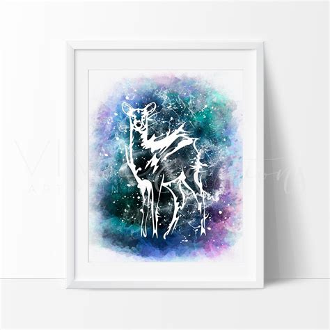 Harry Potter Patronus doe Severus, Snape and Lily Posters Art Nursery ...