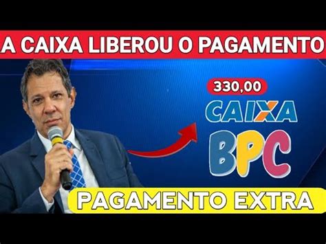 Bpc Loas Foi Liberado Pela Caixa Econ Mica O Saque De Reais Para