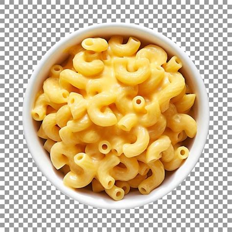 Premium Psd Fresh Macaroni Bowl Isolated On Transparent Background