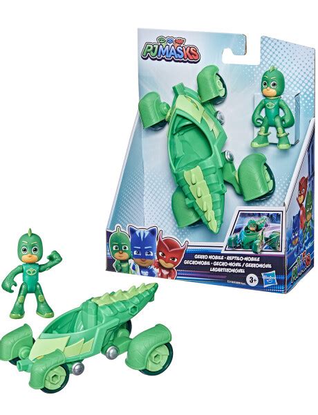 Figura Y Veh Culo Pj Masks Hasbro Gekko Electroventas