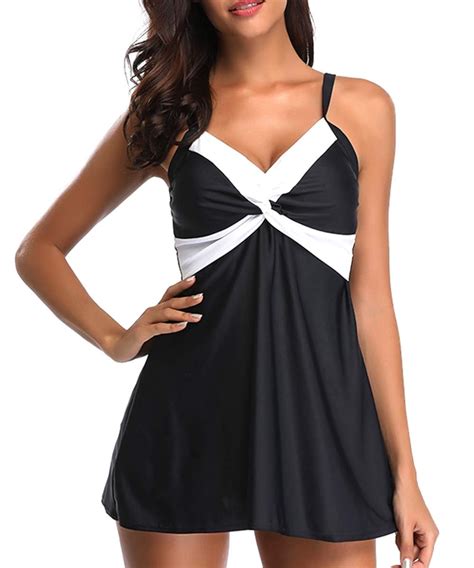 Century Star Two Piece Swimdress Tummy Control Slim Skirt Tankini