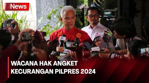 TPN Ganjar Mahfud Usul DPR Gunakan Hak Angket Usut Kecurangan Pilpres