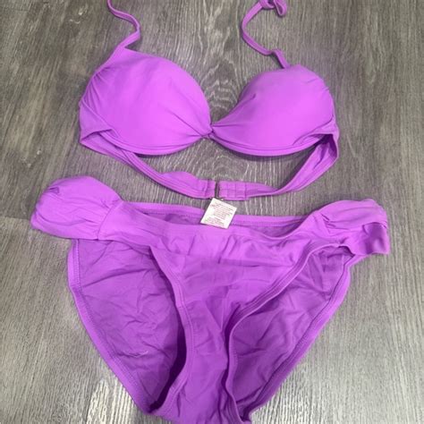 Xhilaration Swim Vibrant Purple Bikini Set Poshmark