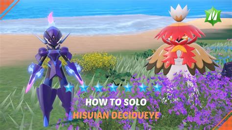 Best Solo Build For Star Hisuian Decidueye Pokemon Scarlet Violet