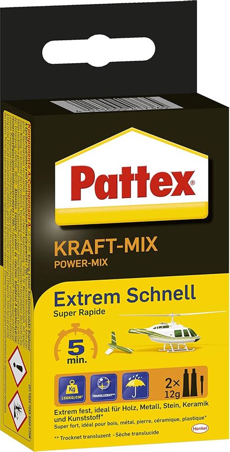 Pattex Kraft Mix Extrem Schnell Extrem Schnell H Rtender Komponenten