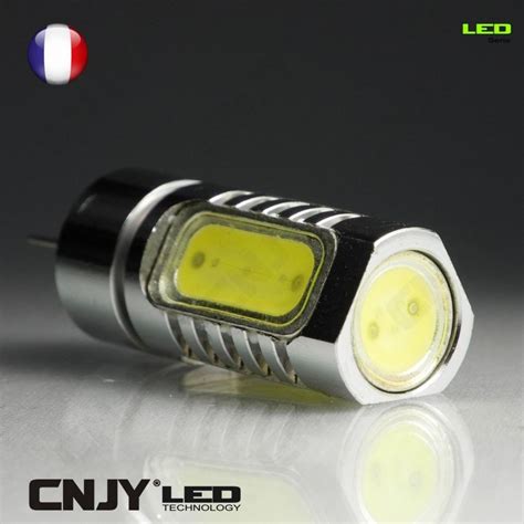 1 AMPOULE LED G4 HLU 360 12V VDC BLANC FROID MAISON BATEAU CAMPING CAR