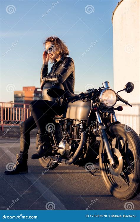 Vintage Cafe Racer Girl