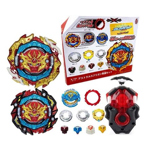 Beyblade B188 Astral Spriggan Customize Set flame Lançador Frete grátis