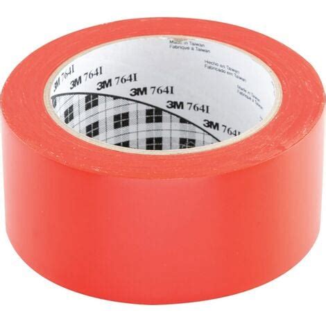 3M General Purpose Vinyl Tape 764i Red 50 Mm X 33 M 0 13 Mm