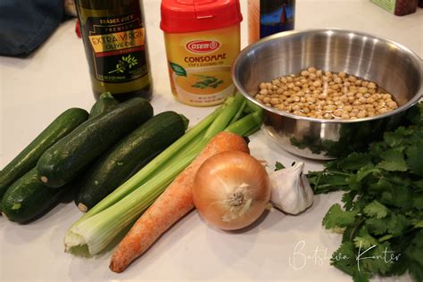 Hearty Zucchini Chickpea Soup Kitchen Coup