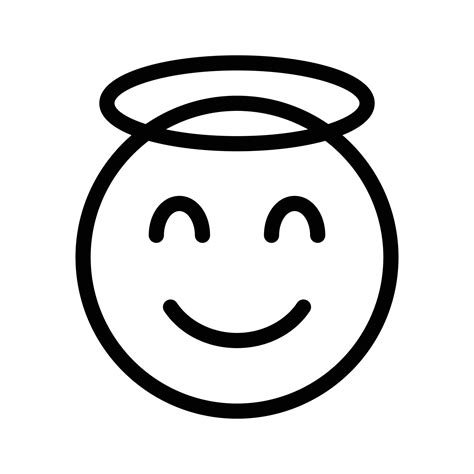 Perfectly designed icon of angel emoji, ready to use 45345527 Vector ...