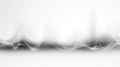 Premium Photo | Sound Waves isolated on White Background