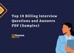 Top Billing Interview Questions And Answers Pdf Samples In