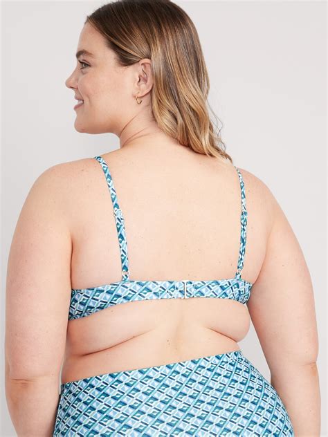 Matching Print Underwire Bikini Swim Top Old Navy