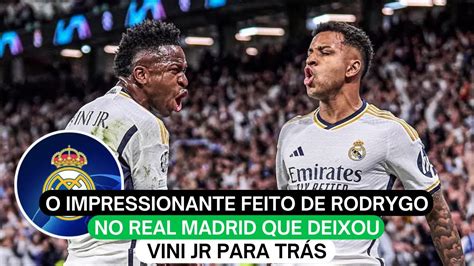 O Impressionante Feito De Rodrygo No Real Madrid Que Deixou Vini Jr